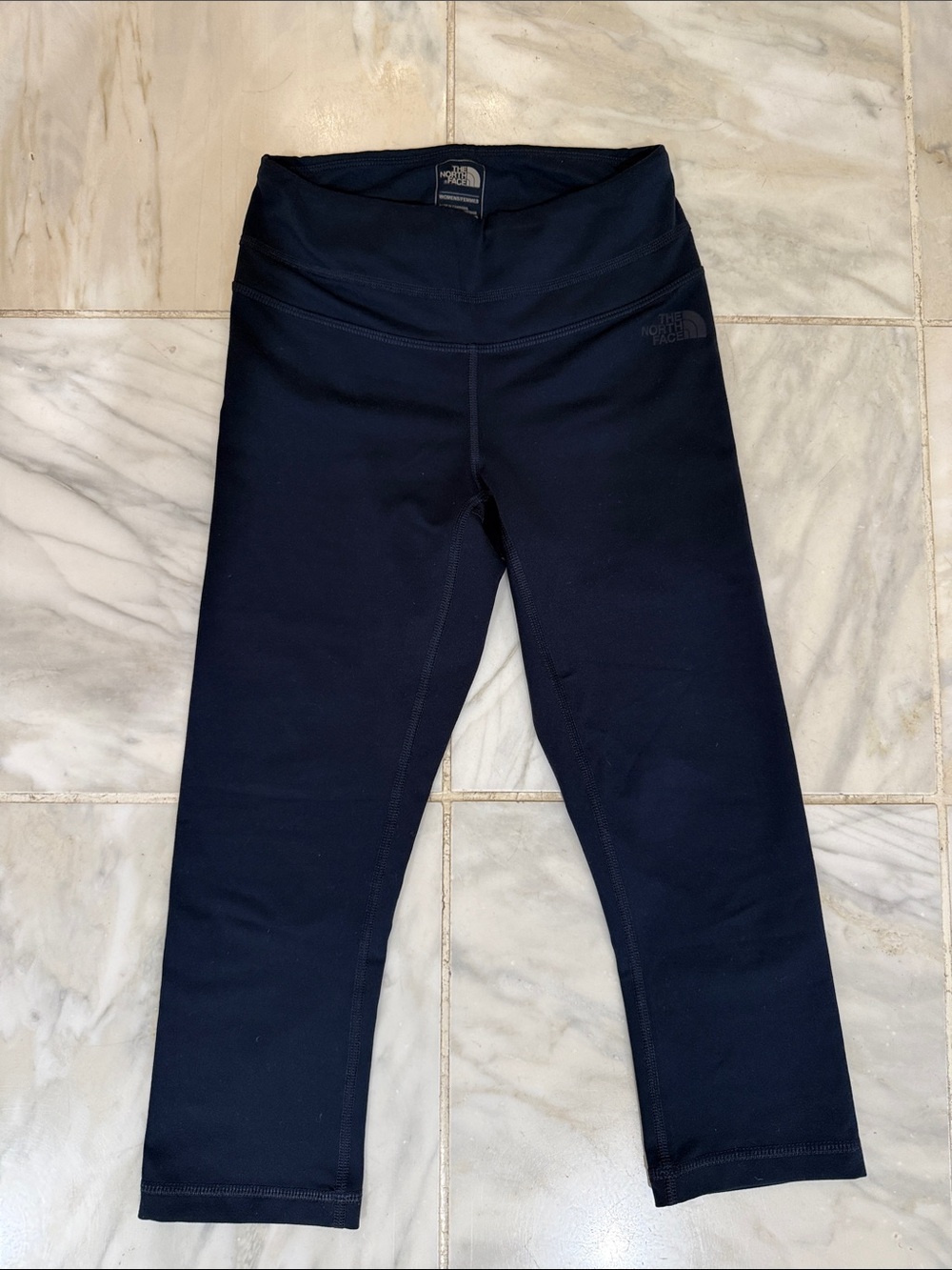 The North Face Navy Blue Women's Active Capri Leggings--XS